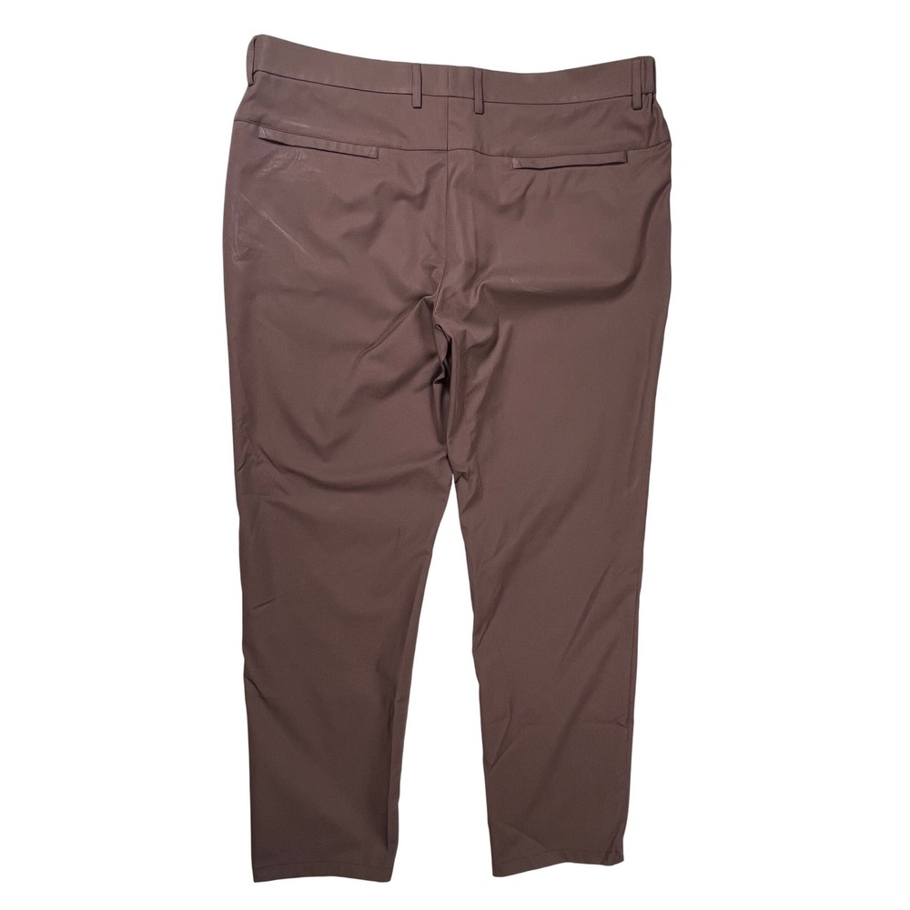 Jack Archer Slim Fit Pants Mens 38x29 (Hemmed) Chocolate Brown Tech Chino Casual - Picture 2 of 8